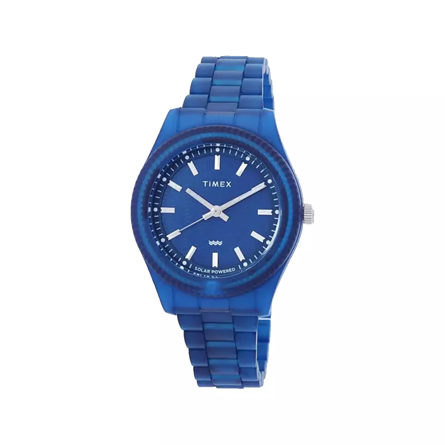 Timex-Watch-Code-TW2W562001.webp ساعت مچی عقربه ای مردانه تایمکس فلزی آبی TW2W56200 - Image 1