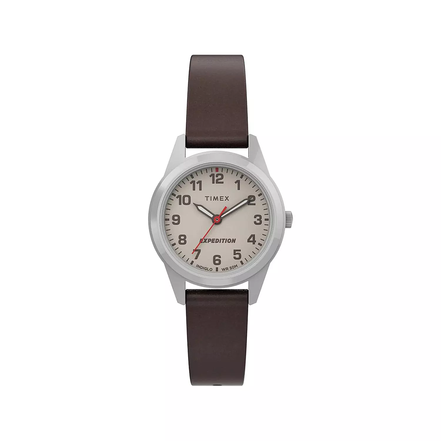 Timex-Watch-Code-TW4B256001.webp ساعت مچی زنانه تایمکس بند چرم قهوه ای TW4B25600 - Image 1