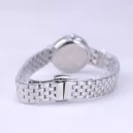 ساعت مچی تیسوت زنانه فلزی نقره ای صفحه مشکی L 31612/2 - Image 4