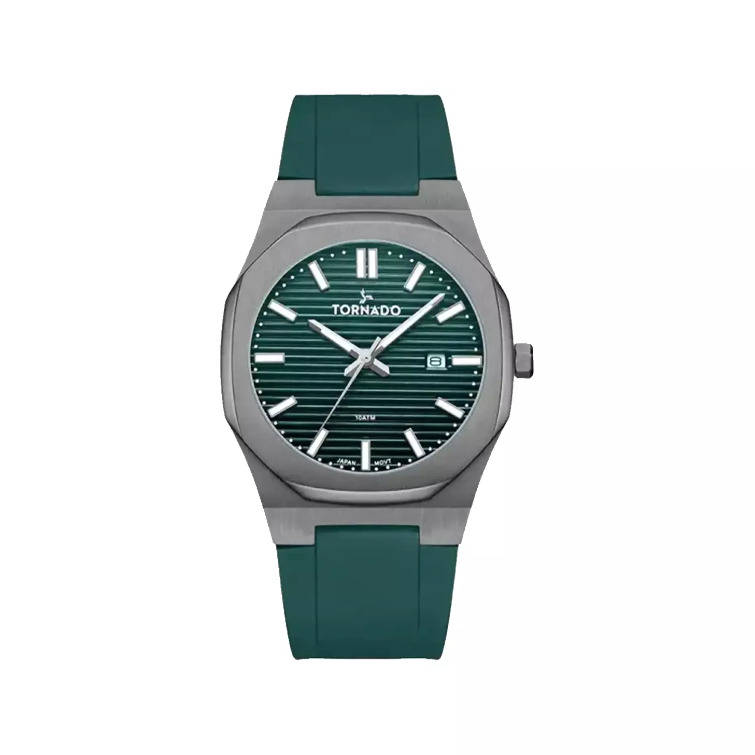 Tornado-Watch-Code-T22002-XSGG1.webp ساعت مچی مردانه تورنادو بند رابر سبز T22002-XSGG - Image 1