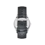 ساعت مچی مردانه تورنادو بند چرم مشکی قاب نقره ای T24007-SLXX - Image 2