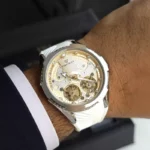 ساعت مچی ویمبرلی مردانه اتوماتیک بند رابر سفید WBL-AR9140G-E - تصویر 2
