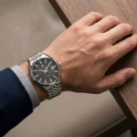 ساعت مچی واینر مردانه فلزی صفحه مشکی اتوماتیک WA.25401-F - Image 2