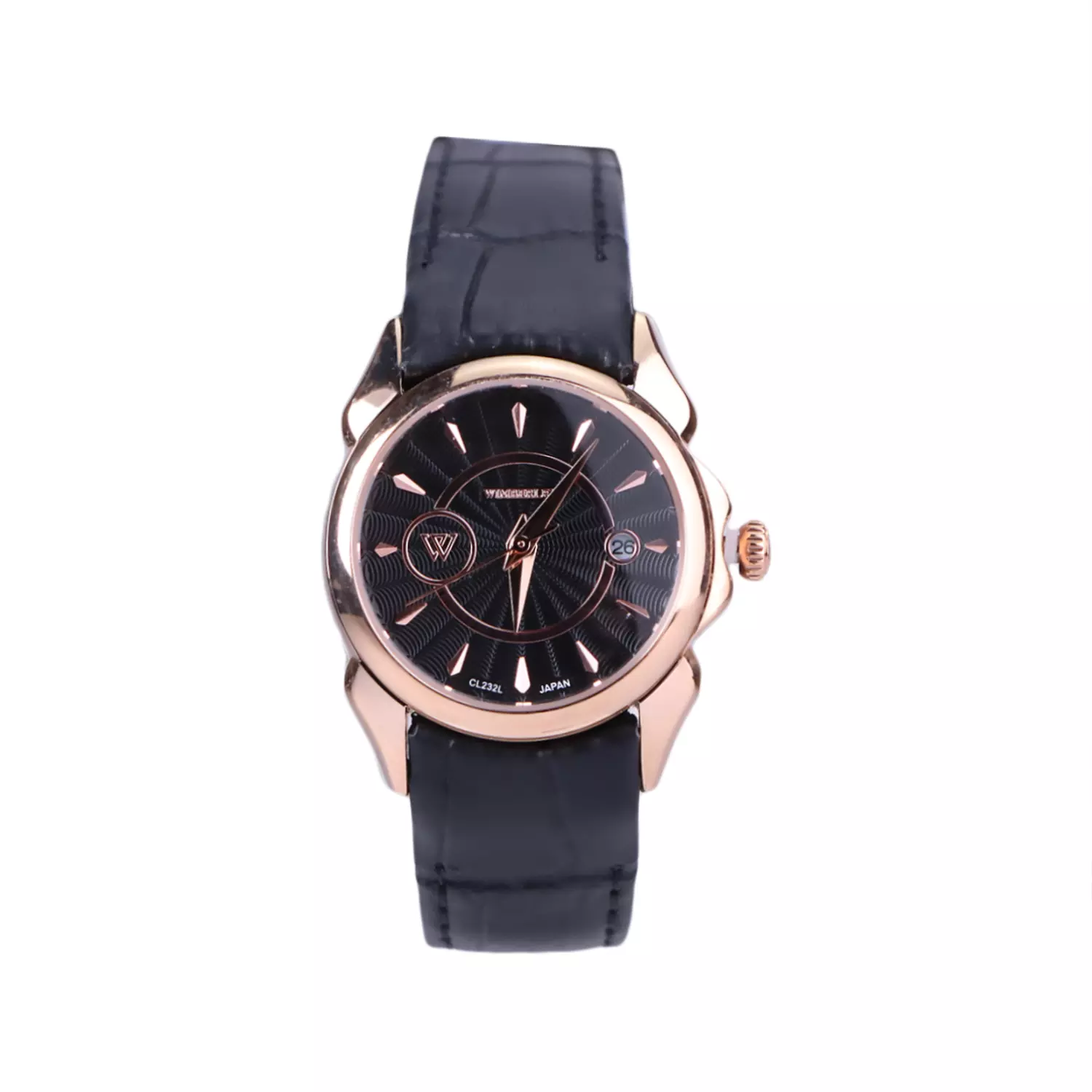 Wimberley-Watch-Code-WB-CL232L-O1.webp ساعت مچی عقربه ای ویمبرلی زنانه بند چرم قاب رزگلد WB-CL232L-O - Image 1