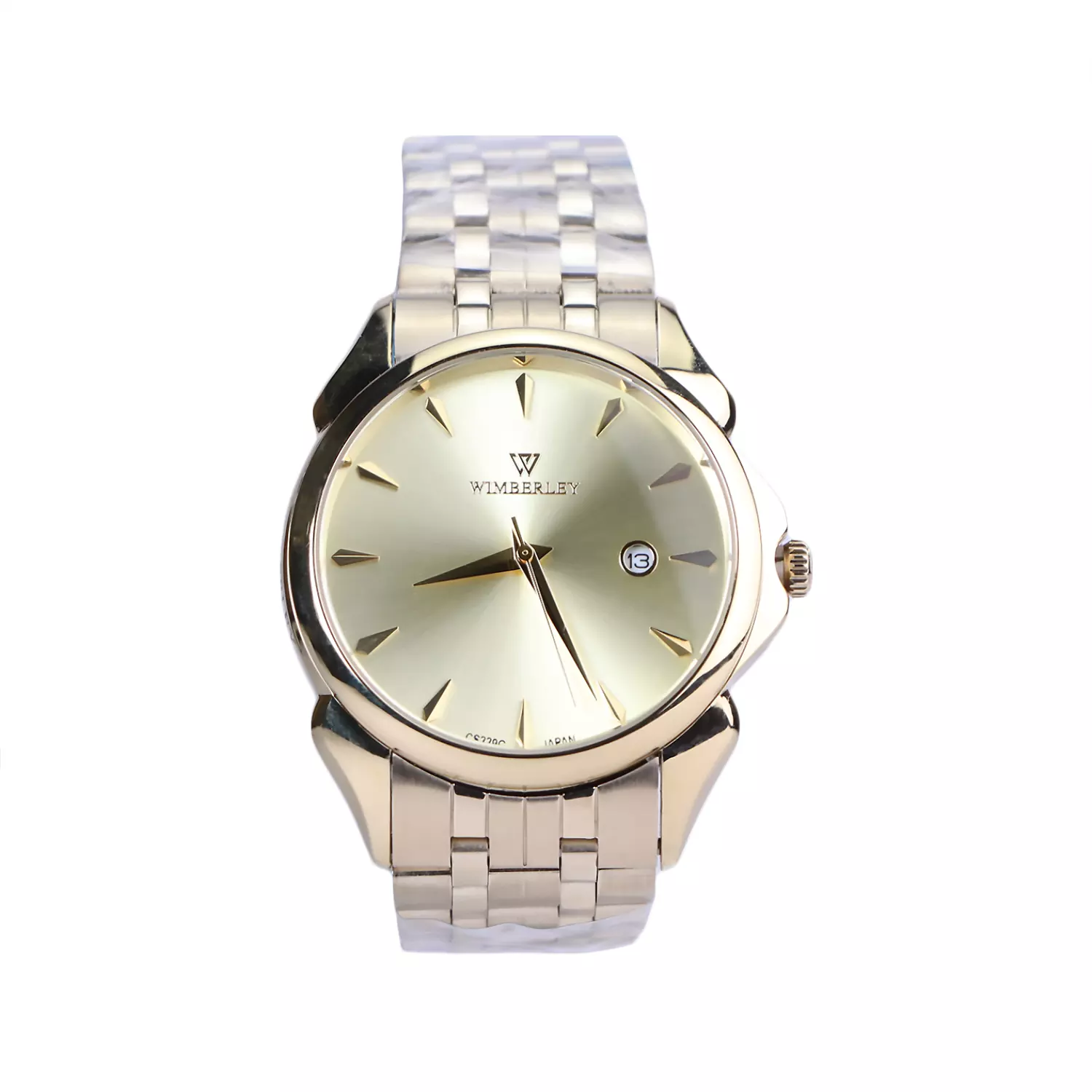 Wimberley-Watch-Code-WB-CS229G-K1.webp ساعت مچی ویمبرلی مردانه فلزی تمام طلایی WB-CS229G-K - Image 1
