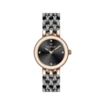 ساعت مچی ویمبرلی زنانه فلزی مشکی قاب رزگلد WB-CS328L-U