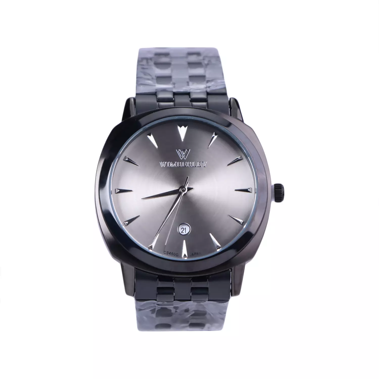 Wimberley-Watch-Code-WB-CS450G-V1.webp ساعت مچی ویمبرلی مردانه فلزی صفحه خاکستری WB-CS450G-V - Image 1