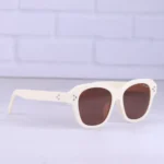 عینک آفتابی سلین زنانه فریم کرم عدسی قهوه ای PC 001/1