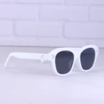 عینک آفتابی سلین زنانه فریم سفید عدسی مشکی PC 001/2