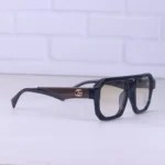 عینک آفتابی گوچی فریم مشکی عدسی زرد 2486/3