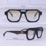 عینک آفتابی گوچی فریم مشکی عدسی زرد 2486/3