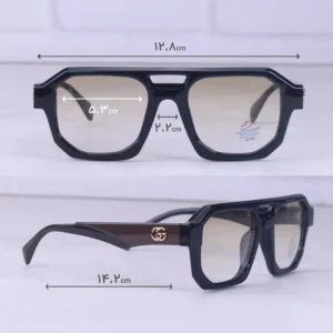 عینک آفتابی گوچی فریم مشکی عدسی زرد 2486/3 1 عینک آفتابی گوچی فریم مشکی عدسی زرد 2486/3