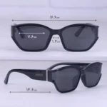 عینک آفتابی گوچی زنانه پلاریزه فریم مشکی 5296/1