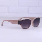 عینک آفتابی گوچی زنانه فریم پروانه ای کرم 5296/3