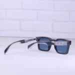 عینک آفتابی موسکات فریم مشکی عدسی آبی MZ 62008/4