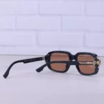 عینک آفتابی موسکات مشکی عدسی قهوه ای M 8509/3
