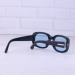 عینک آفتابی زنانه تام فورد مشکی عدسی آبی PC 263/3