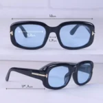 عینک آفتابی زنانه تام فورد مشکی عدسی آبی PC 263/3