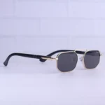 عینک آفتابی پرسول فریم فلزی طلایی عدسی مشکی MT 3081/1
