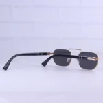 عینک آفتابی پرسول فریم فلزی طلایی عدسی مشکی MT 3081/1