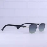 عینک آفتابی پرسول فریم فلزی نقره ای عدسی سبز MT 3081/4