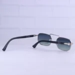 عینک آفتابی پرسول فریم فلزی نقره ای عدسی سبز MT 3081/4