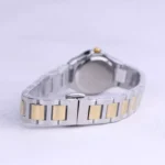 ساعت مچی سیکو زنانه فلزی نقره ای طلایی قاب چندضلعی L 2521/3 - تصویر 4