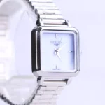 ساعت مچی سیکو زنانه فلزی صفحه سفید قاب مربع L 2522/2 - تصویر 4