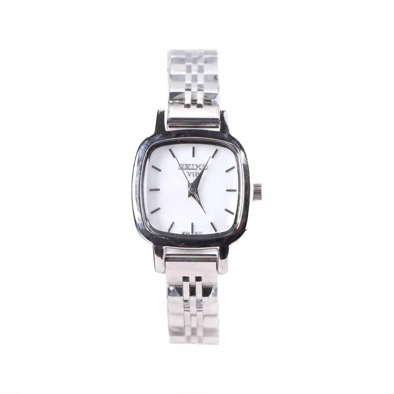Seiko-VIP-Watch-Code-L-2523.11.webp ساعت مچی سیکو زنانه فلزی قاب مربع صفحه سفید L 2523/1 - تصویر 1