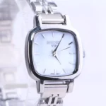 ساعت مچی سیکو زنانه فلزی قاب مربع صفحه سفید L 2523/1 - تصویر 2