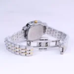 ساعت مچی سیکو زنانه فلزی نقره ای طلایی قاب مربع L 2523/2 - تصویر 3