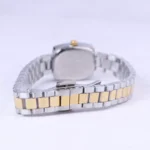 ساعت مچی سیکو زنانه فلزی نقره ای طلایی قاب مستطیل L 2524/2 - تصویر 4