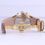 ساعت مچی مردانه الکس مارتین بند چرم عسلی AM7136/5G