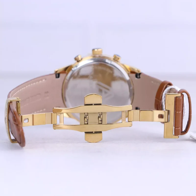 ساعت مچی مردانه الکس مارتین بند چرم عسلی AM7136/5G