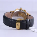 ساعت مچی مردانه الکس مارتین بند چرم قاب طلایی AM7138/1G
