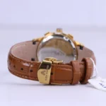 ساعت مچی زنانه الکس مارتین بند چرم عسلی AM7138/3L
