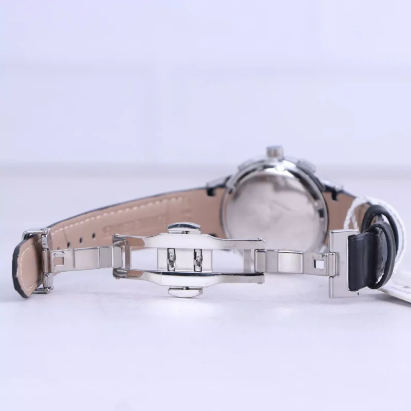 ساعت مچی زنانه الکس مارتین بند چرم قاب نقره ای AM7138/4L