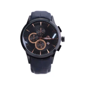 ساعت مچی مردانه الکس مارتین بند چرم قاب مشکی AM7138/5G