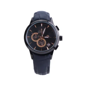 ساعت مچی زنانه الکس مارتین بند چرم تمام مشکی AM7138/5L