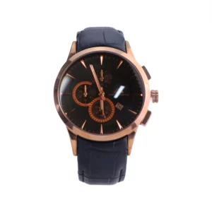 ساعت مچی مردانه الکس مارتین بند چرم قاب رزگلد AM7138/6G