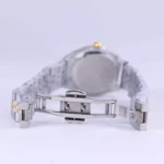 ساعت مچی اسپریت زنانه فلزی نقره ای طلایی صفحه مشکی L 4112/10