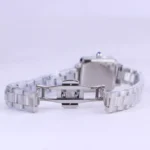 ساعت مچی اسپریت زنانه فلزی نقره ای صفحه مربع مشکی L 4113/3