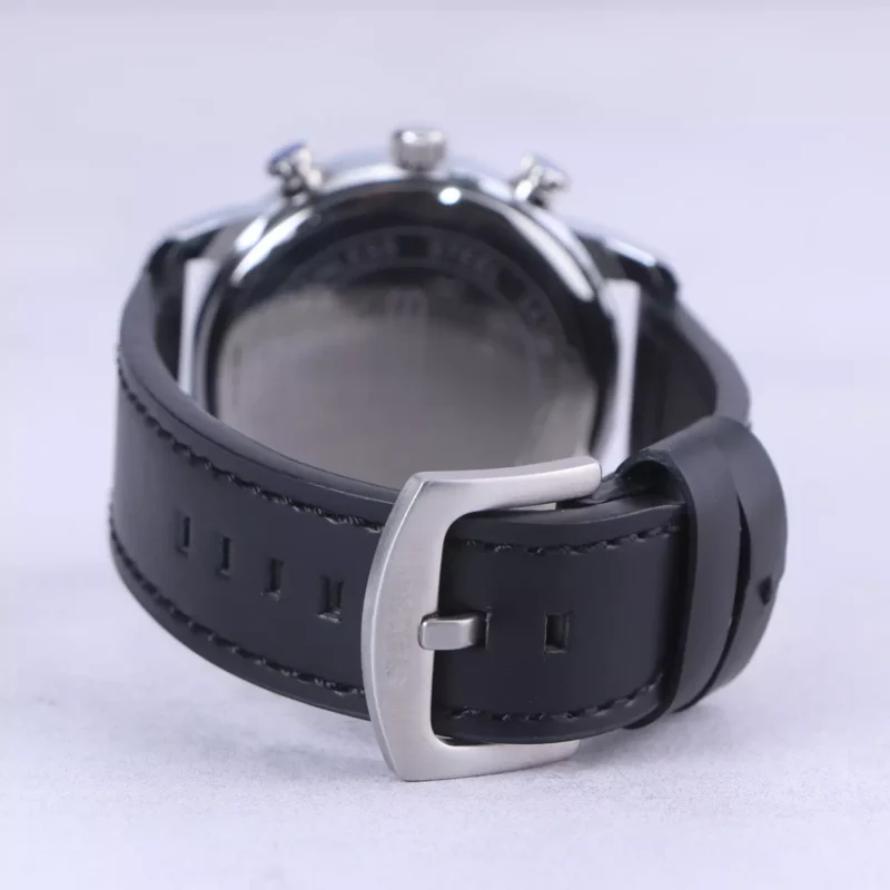 ساعت مچی سیکو مردانه بند چرم مشکی فول تایم G 1008/1