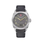 ساعت مچی سوئیس میلیتاری مردانه بند چرم مشکی SMWGB0003702