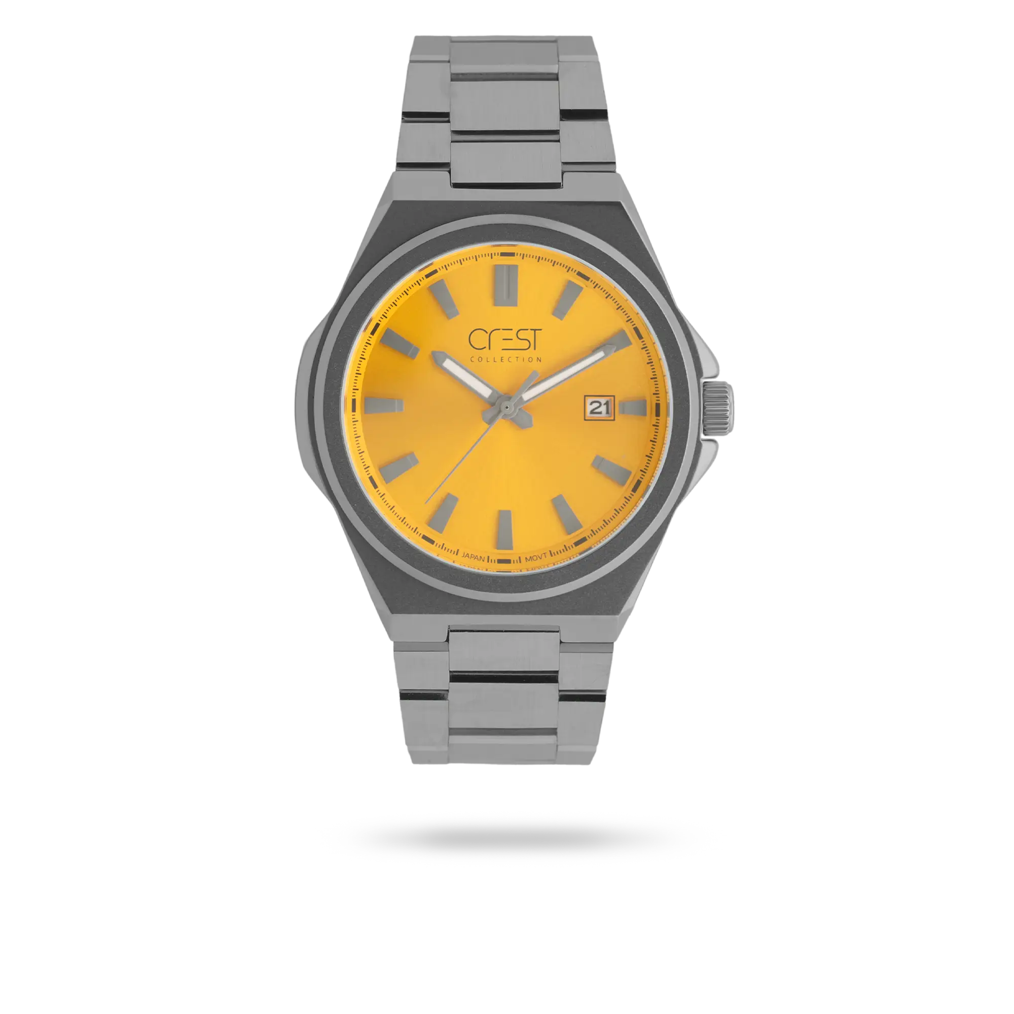 6321-4-crest-watch.webp ساعت مچی مردانه کرست بند استیل نقره ای کد Crest 6321/4 - تصویر 1