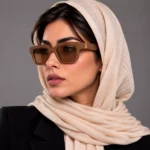 عینک آفتابی باربری فریم مربع زنانه اورجینال کد BE4419