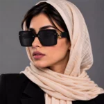عینک آفتابی هرمس زنانه فریم مربع اورجینال کد HM9176