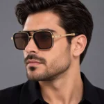 عینک آفتابی هابلوت فریم خلبانی اورجینال کد HO090