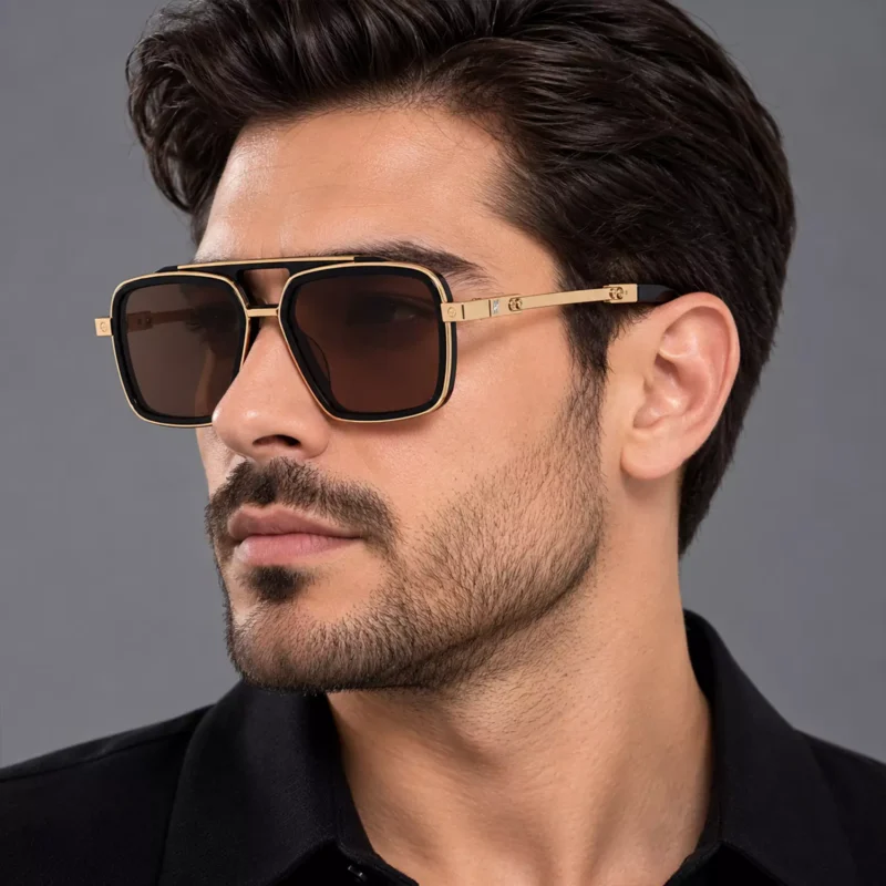 عینک آفتابی هابلوت فریم خلبانی اورجینال کد HO090