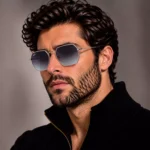 عینک آفتابی ری بن فریم چندضلعی فلزی اورجینال کد RB3556